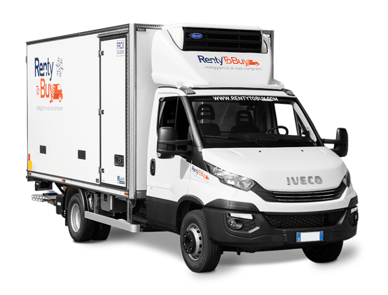 Furgone isotermico Renty 60Q 72Q con gruppo frigo FRCX e sponda idraulica
