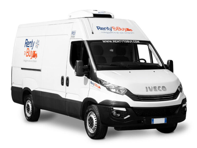 Furgone frigo FRCX con Renty per trasporti sicuri fino a -20°C.