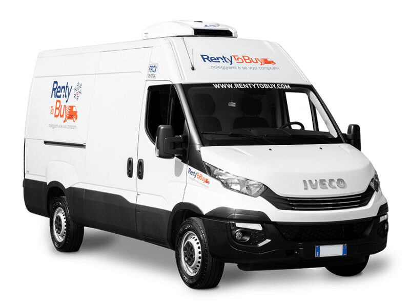 Furgone frigo FRCX con Renty per trasporti sicuri fino a -20°C.